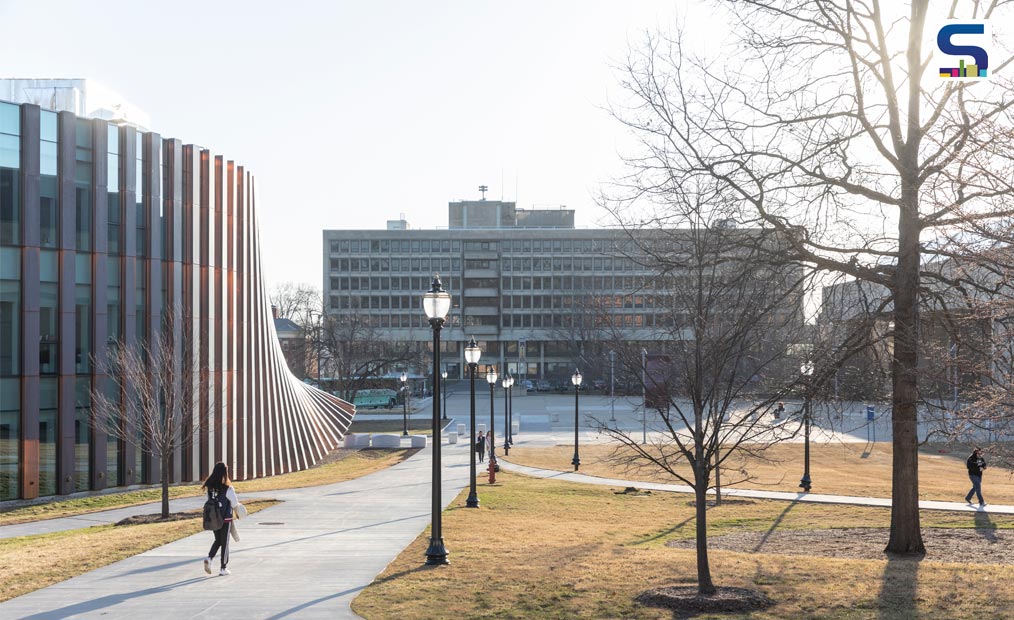 Copper Facade for Business School in Massachusetts